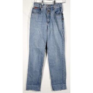 Lawman Western Womens Jeans 7 Blue Denim Pants Superior Fit 24x30